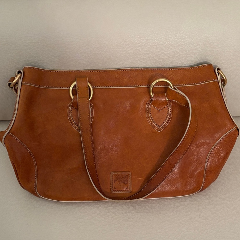 Dooney & Bourke Brown Leather Shoulder Bag